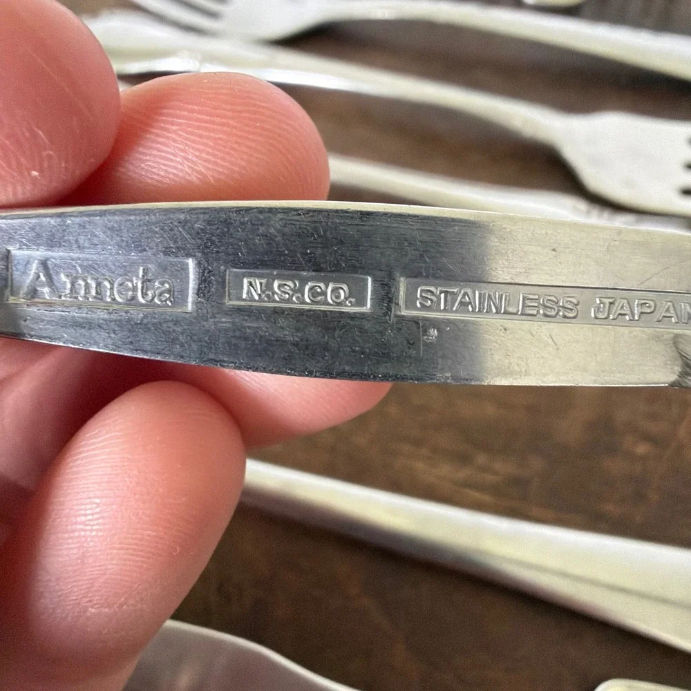 Vintage Oneida, Anneta, International Stainless Steel Flatware Fork Mixed Lot 29